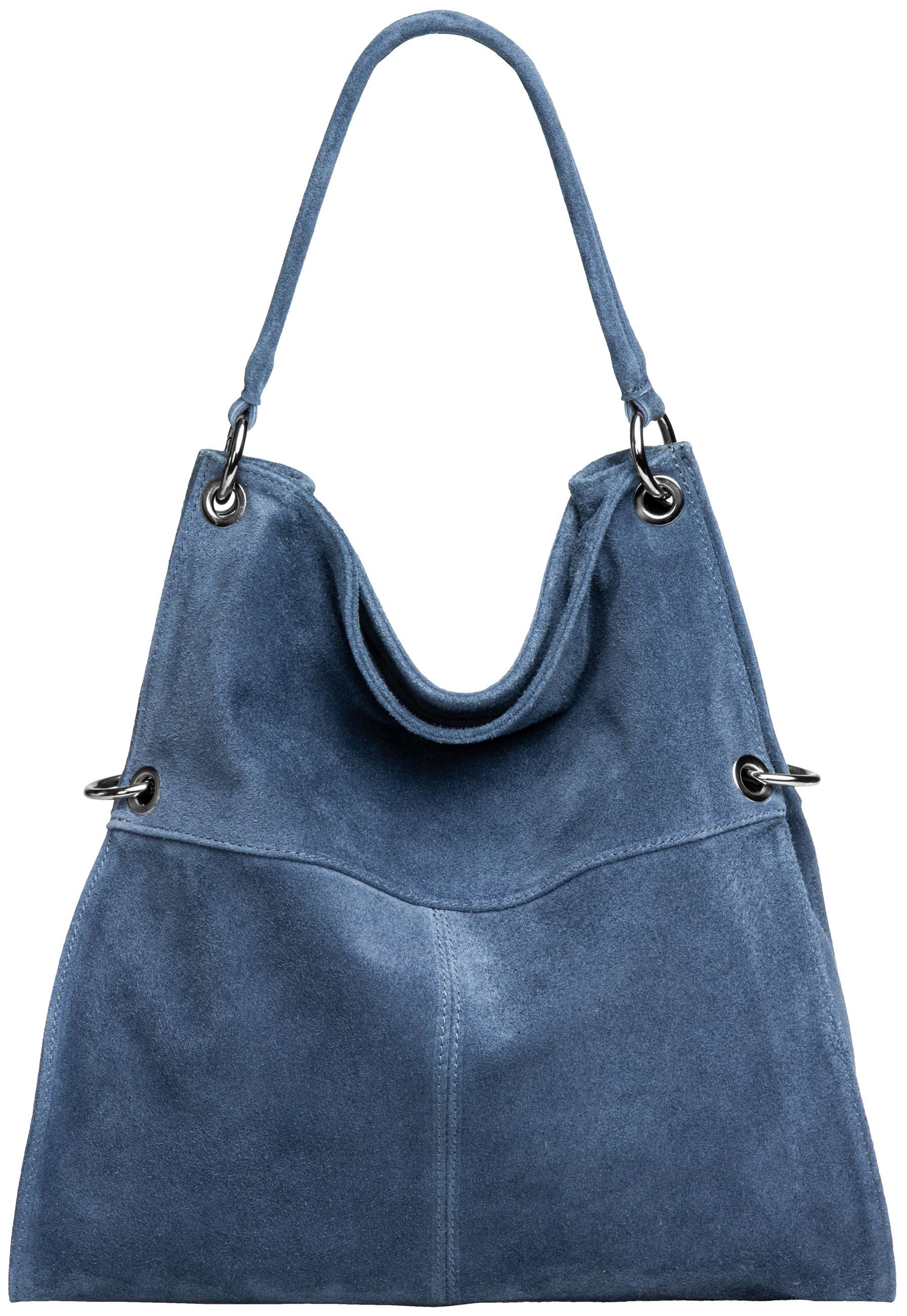 Caspar Schultertasche Große Vintage Damen Leder Handtasche - PREMIUM LINE - günstig online kaufen