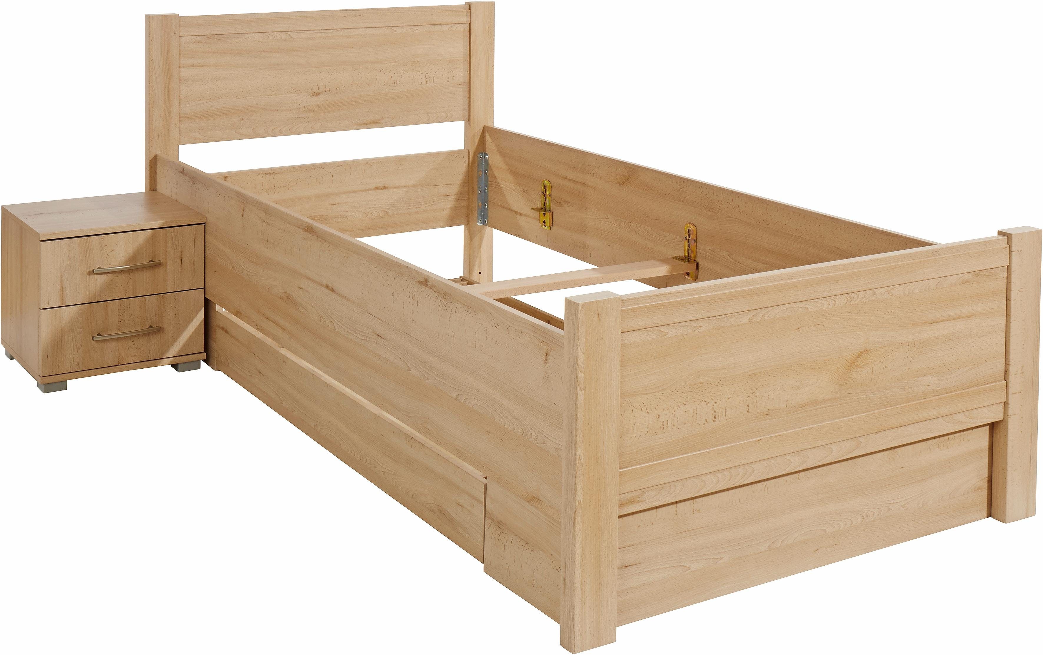 priess Bett Husum Schlafzimmer Jugendzimmer Rahmenbett, Komforthöhe, hochwertige Premium Qualität, für Motorrahmen geeignet – Bild 4 von 5