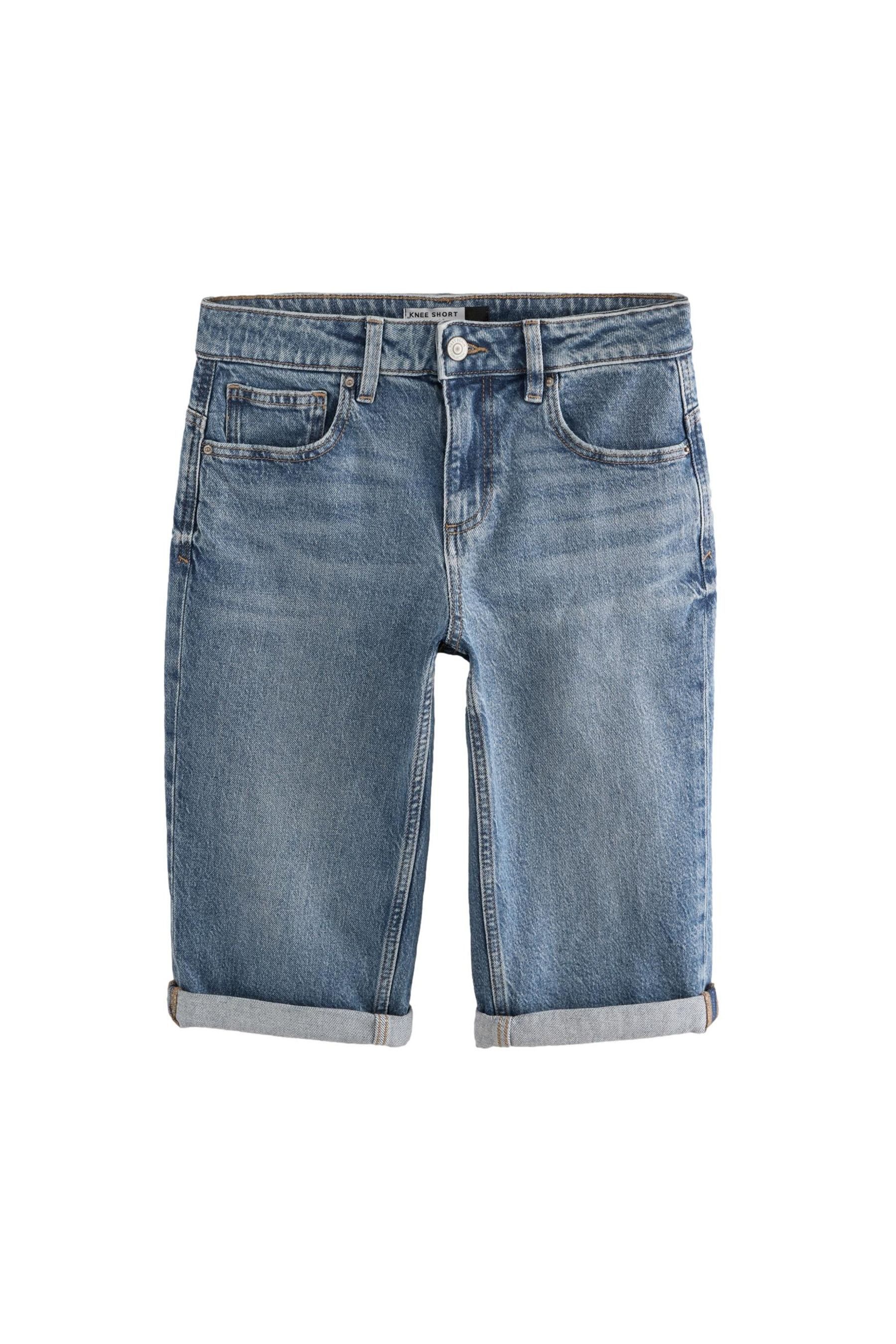 Next Shorts Knielange Denim-Bermudashorts, Kurzgröße (1-tlg) günstig online kaufen
