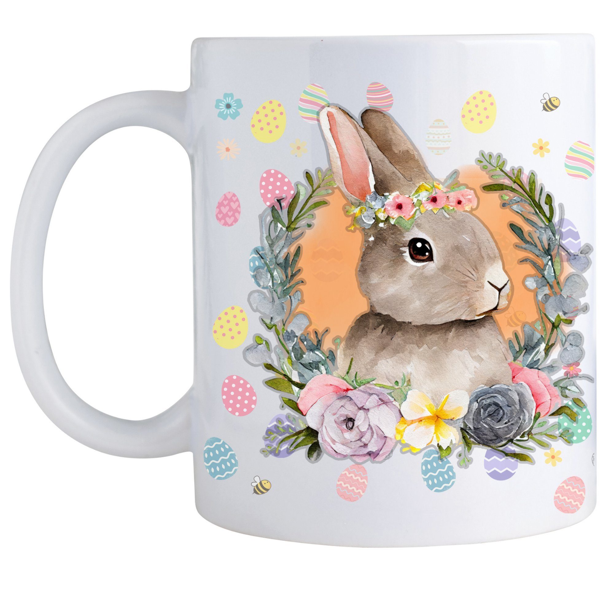 Giftandprint Tasse Osterdeko Ostern Geschenk Kaffeetasse Teetasse, 1-tlg., Keramik Tassen, Ink. Geschenkbox, Lustig Spruch Ostergeschenk, Osterdeko