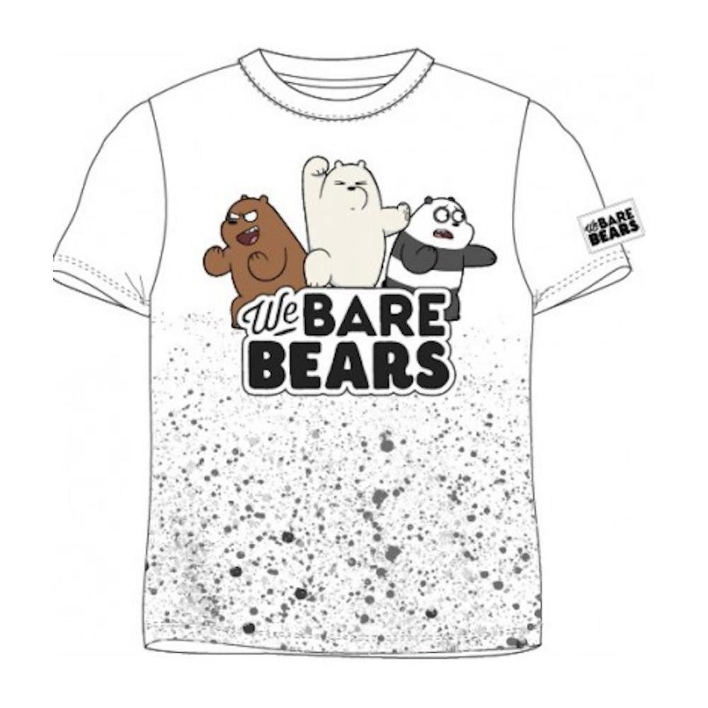 Cartoon Network T-Shirt We Bare Bears Jungen T-Shirt, Grizz, Panda & Eisbär, Gr. 134–164