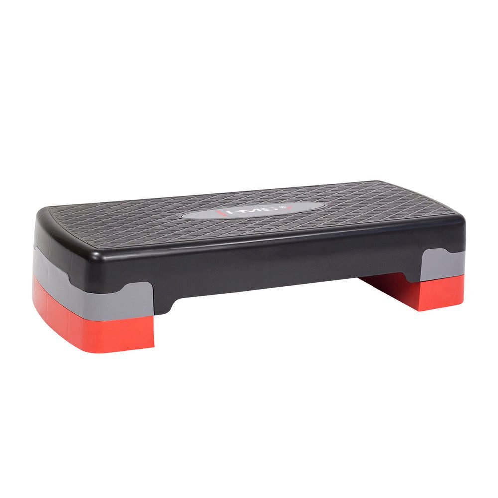 HMS Stepper Aerobic-Steppbrett Trittstufe Cardiotrainer (Spar-Set, 1-tlg., 68 x 28 cm rutschfest), 2-stufig höhenverstellbar, rutschfest, bis 200 kg
