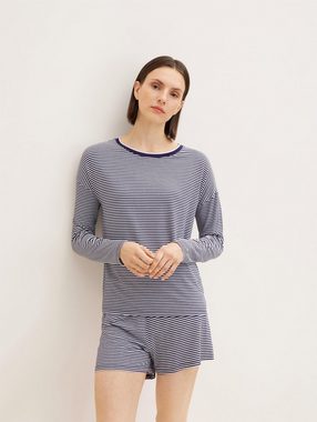 TOM TAILOR Pyjamaoberteil Pyjama Oberteil mit Streifen