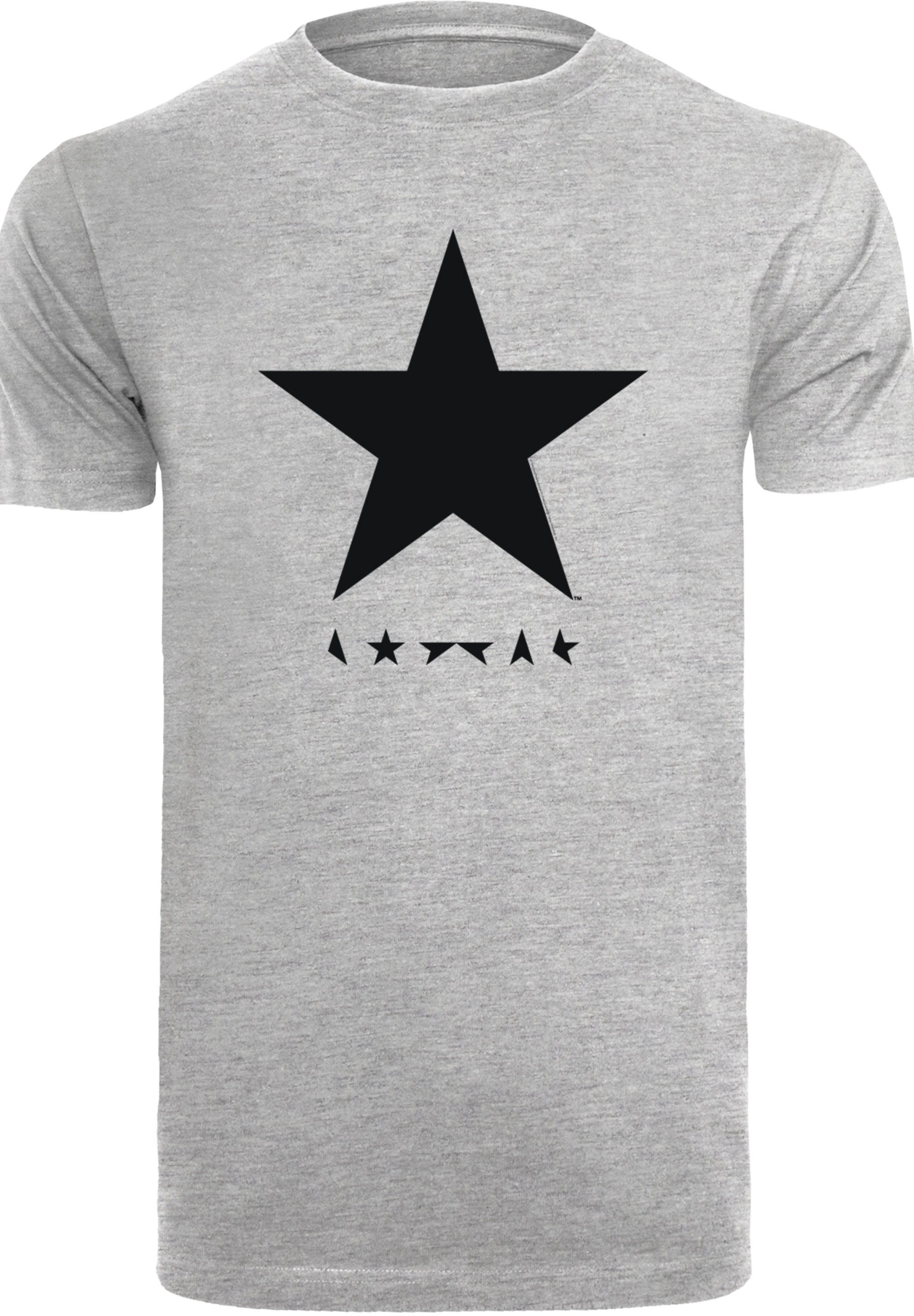 grey Logo heather David T-Shirt Star Bowie Print F4NT4STIC