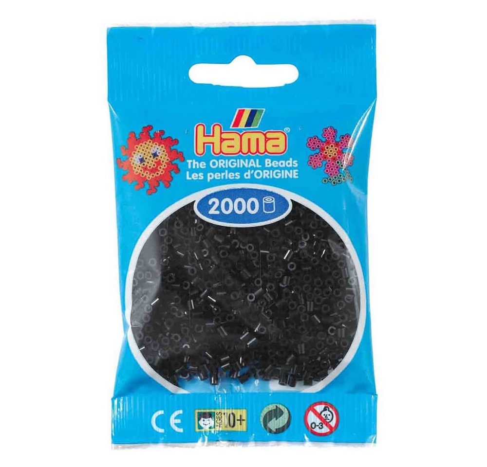 Hama Perlen Bügelperlen Hama Beutel mit 2000 Mini-Bügelperlen