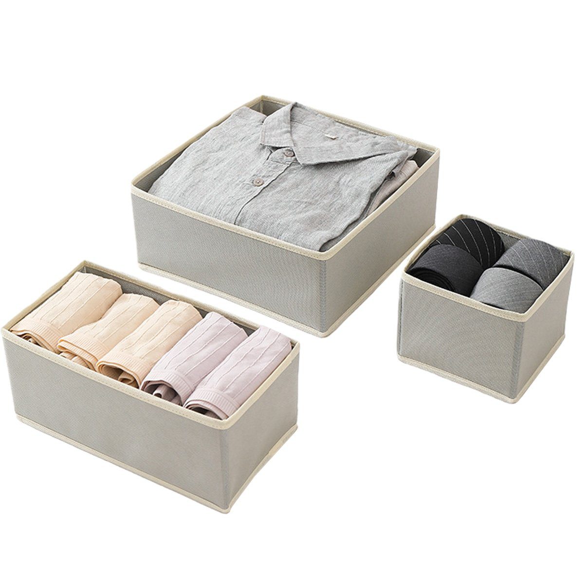 Jormftte Aufbewahrungsbox Schubladen Ordnungssystem,Kleiderschrank Schrank  Organizer für Hosen
