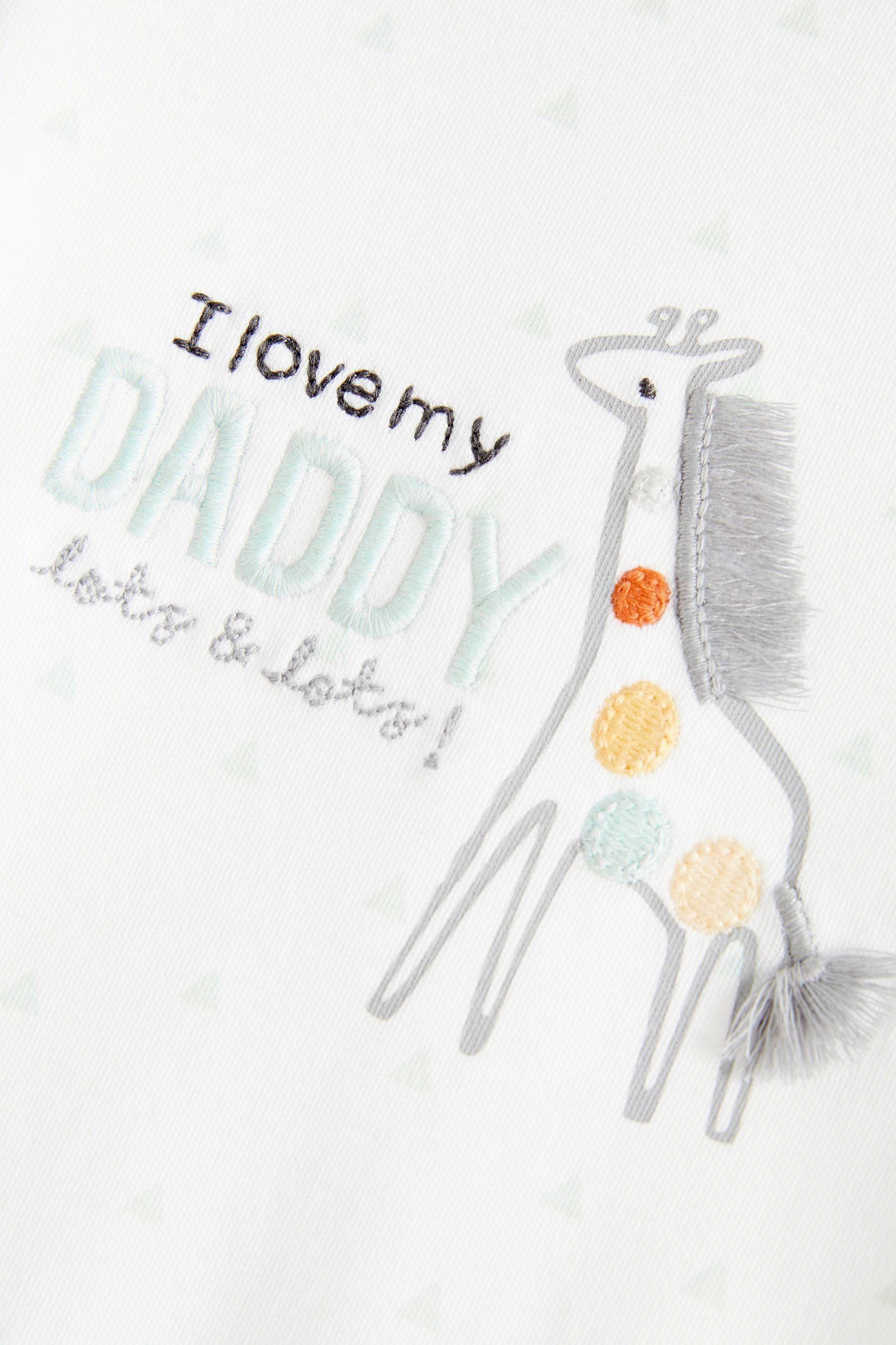 Giraffe mit Daddy Langarmbody langem Baby-Body Arm Next (1-tlg)
