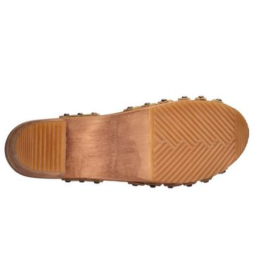 Sanita Wood-Silo Square Sandal Sandale Nature Sandale