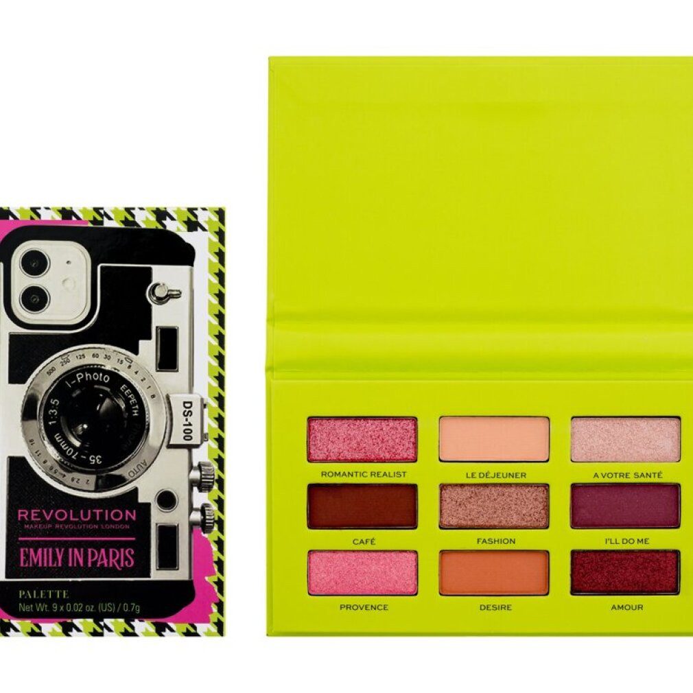 MAKE UP REVOLUTION Lidschatten Revolution Lidschattenpalette Emily In Paris Camera Queen, 1 St