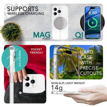 Nalia Smartphone-Hülle Apple iPhone 14 Pro, Extrem Dünnes Mattes Hardcase / 0,3mm Schlanke Hülle / Durchscheinend