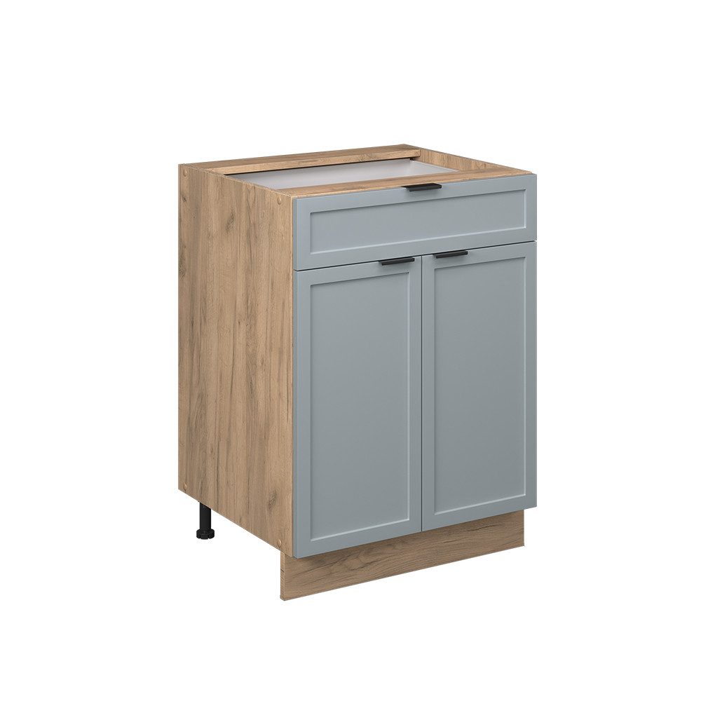 Vicco Unterschrank Fame-Line, Hellblau-grau/Goldkraft Eiche, 60 günstig online kaufen