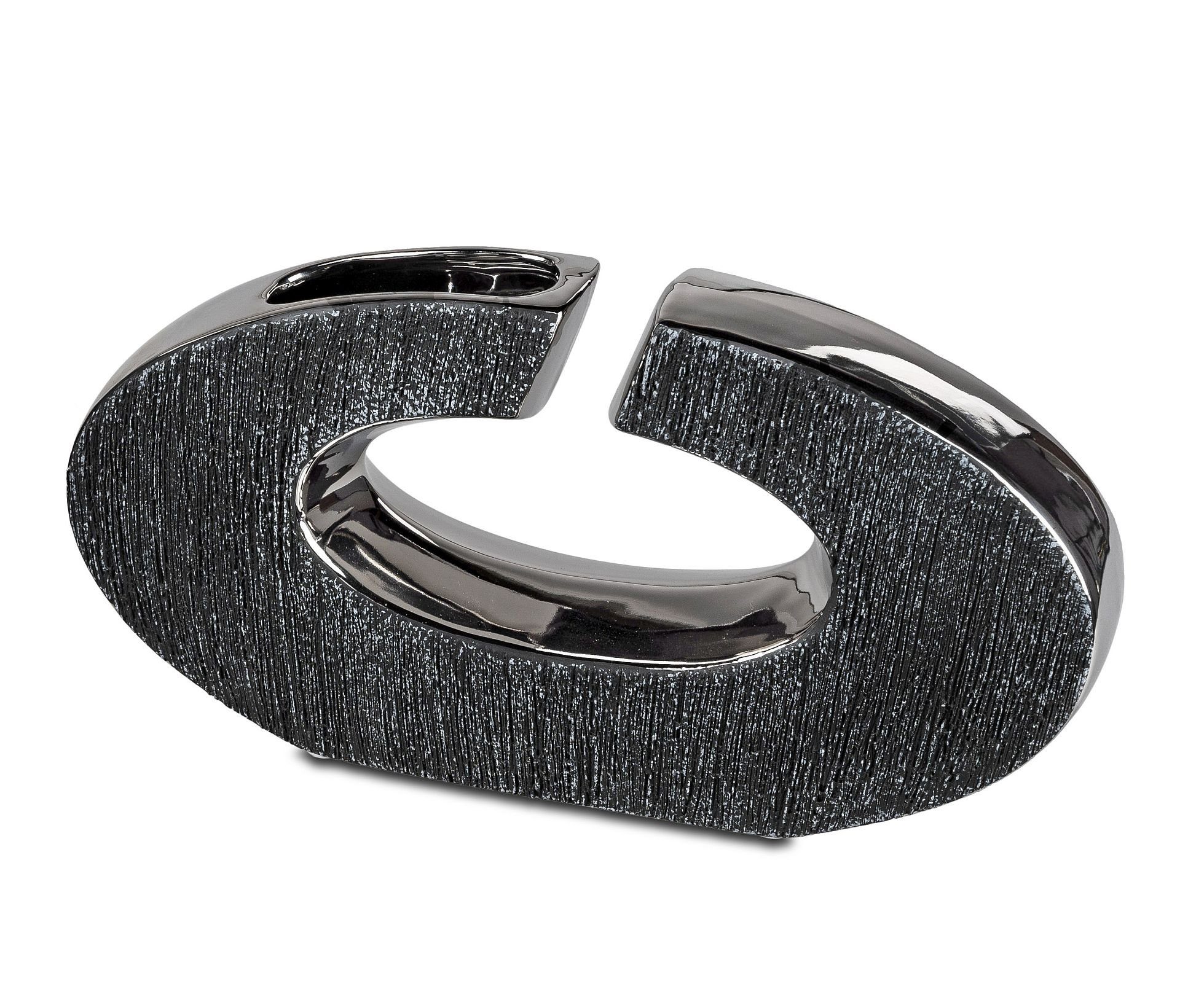 formano Dekovase Vase Tischvase anthrazit-silber in 3 Modellen wählbar günstig online kaufen