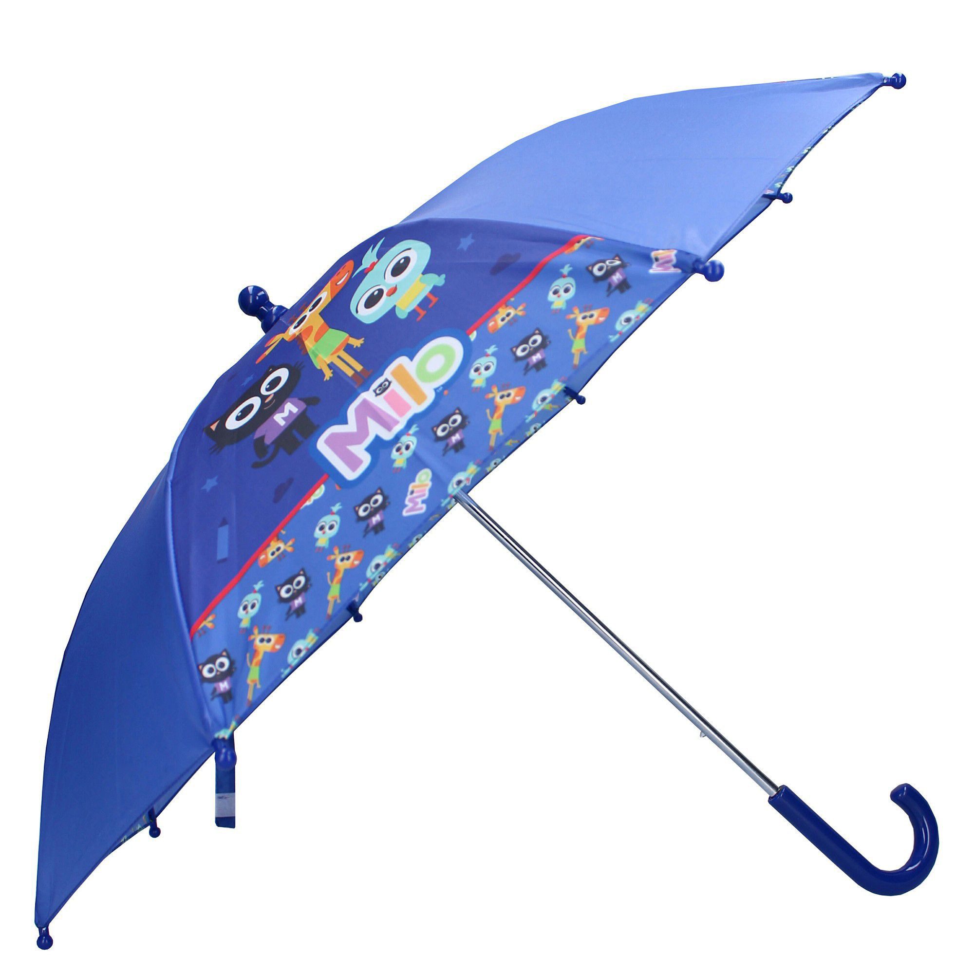 Milo Stockregenschirm Regenschirm für Kinder Ø 64 cm Abenteuer-Design