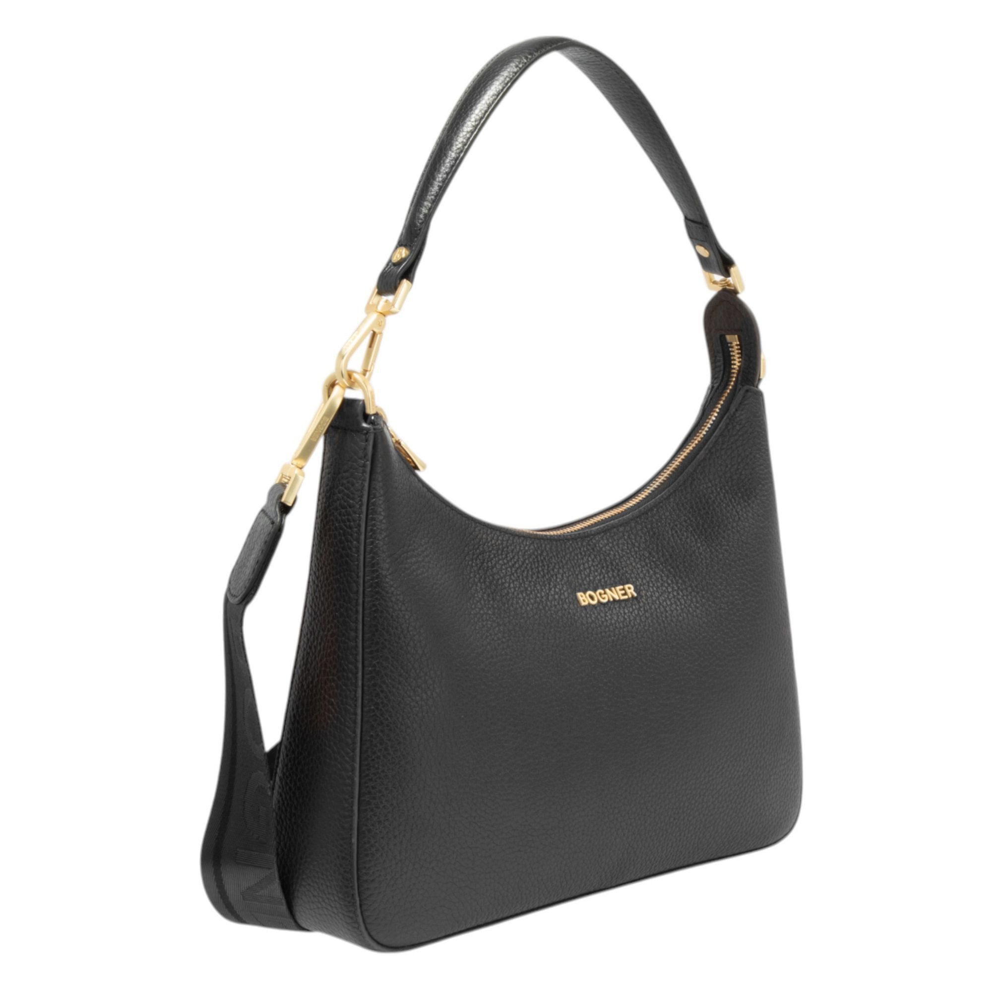 BOGNER Schultertasche Wallis, Leder
