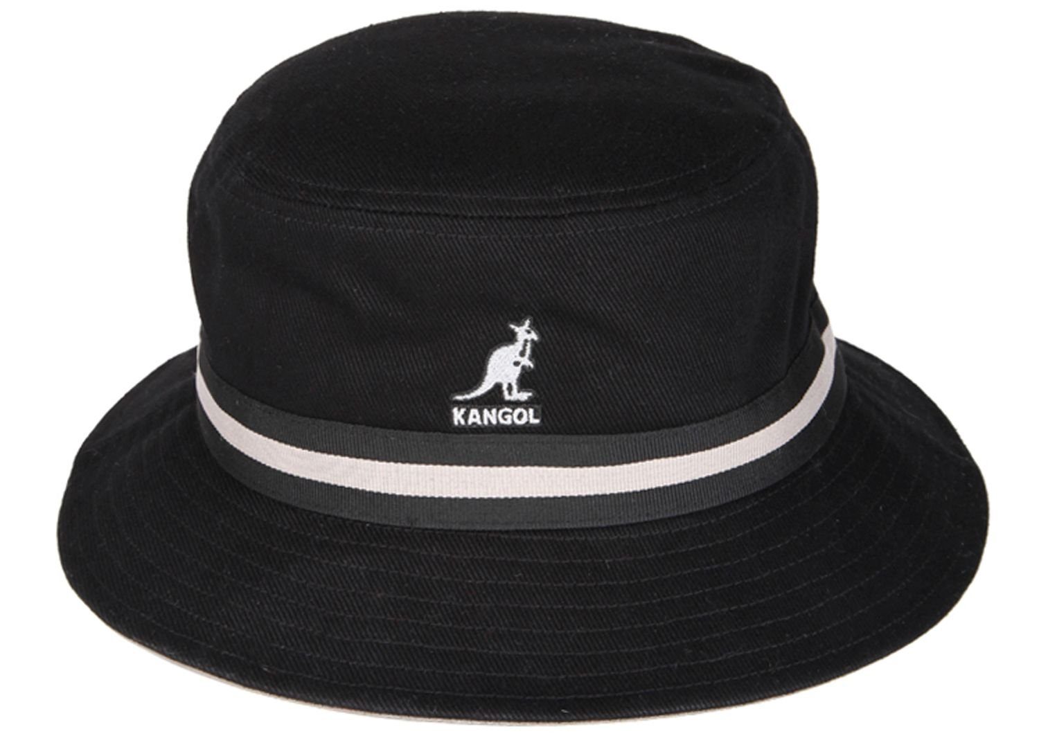 Hat Flapper Fischerhut Kangol Lahinch Black/BK001 Bucket Stripe