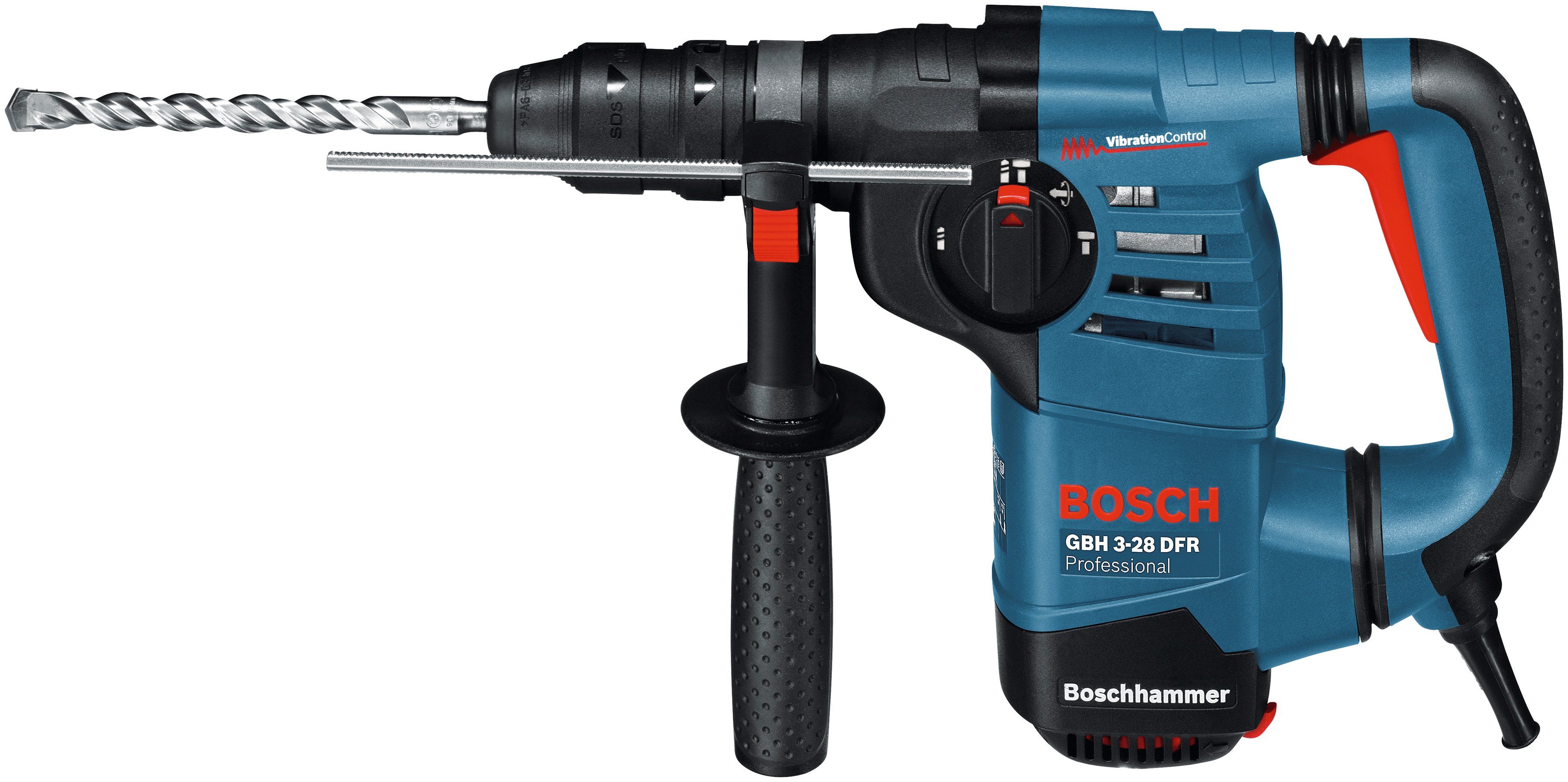 Bosch Professional Bohrhammer GBH 3-28 DFR, max. 900 U/min, SDS-Plus, im Koffer – Bild 3 von 5