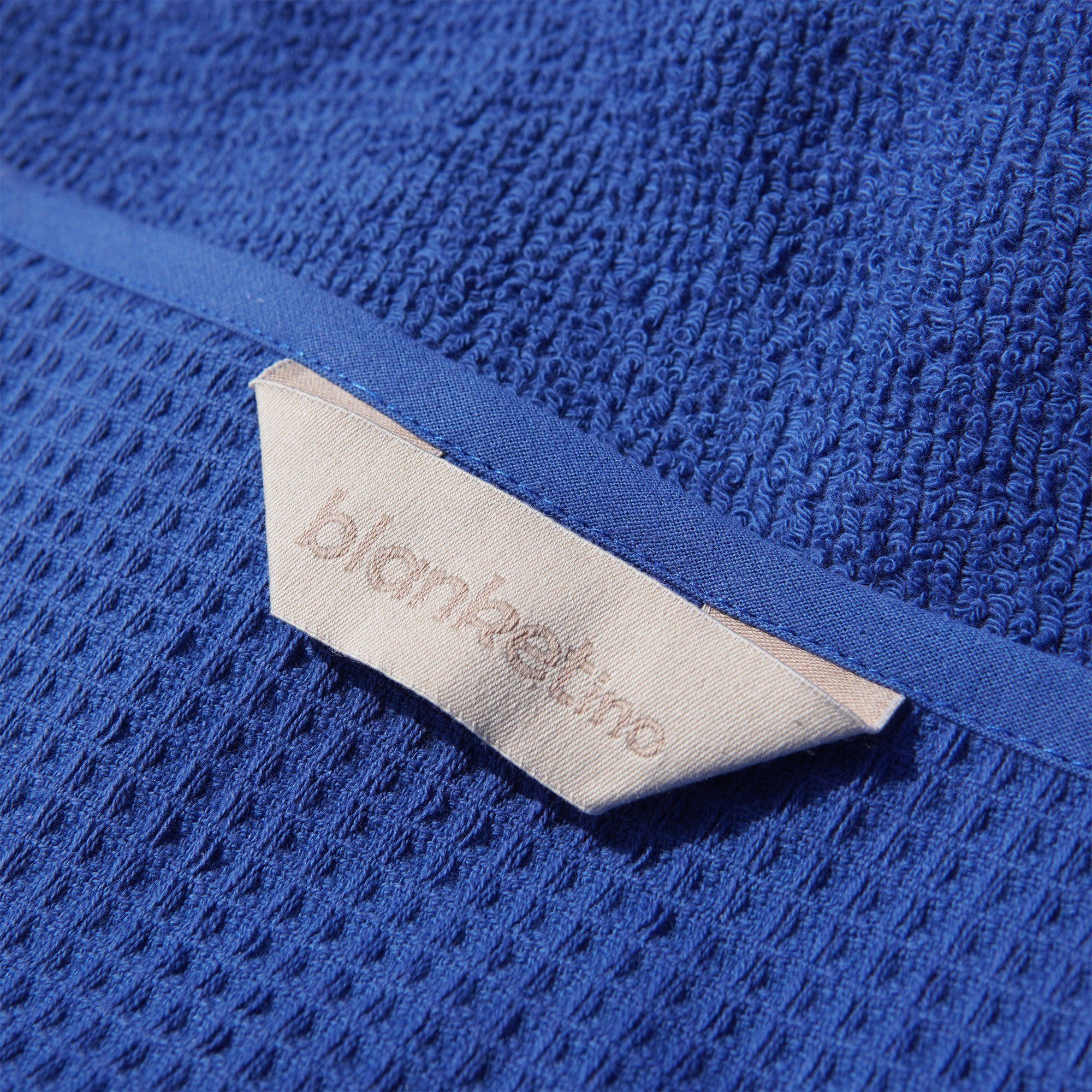 Badetuch Badetuch Azurblau, in in Baumwolle, Made XL 145x210, Handtuch, elegantes Strandhandtuch, blanketino Germany Schnelltrocknendes