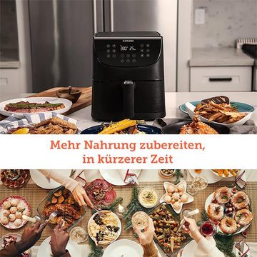 Cosori Heißluftfritteuse Spezial Edition, App-Steuerbar, 5.5L XXL, 1700 W