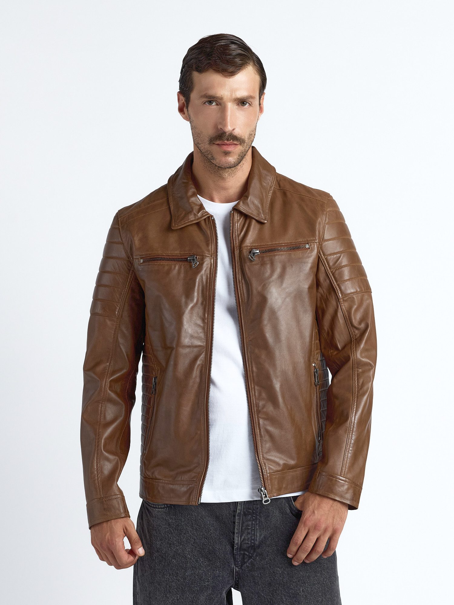 Lederjacke William