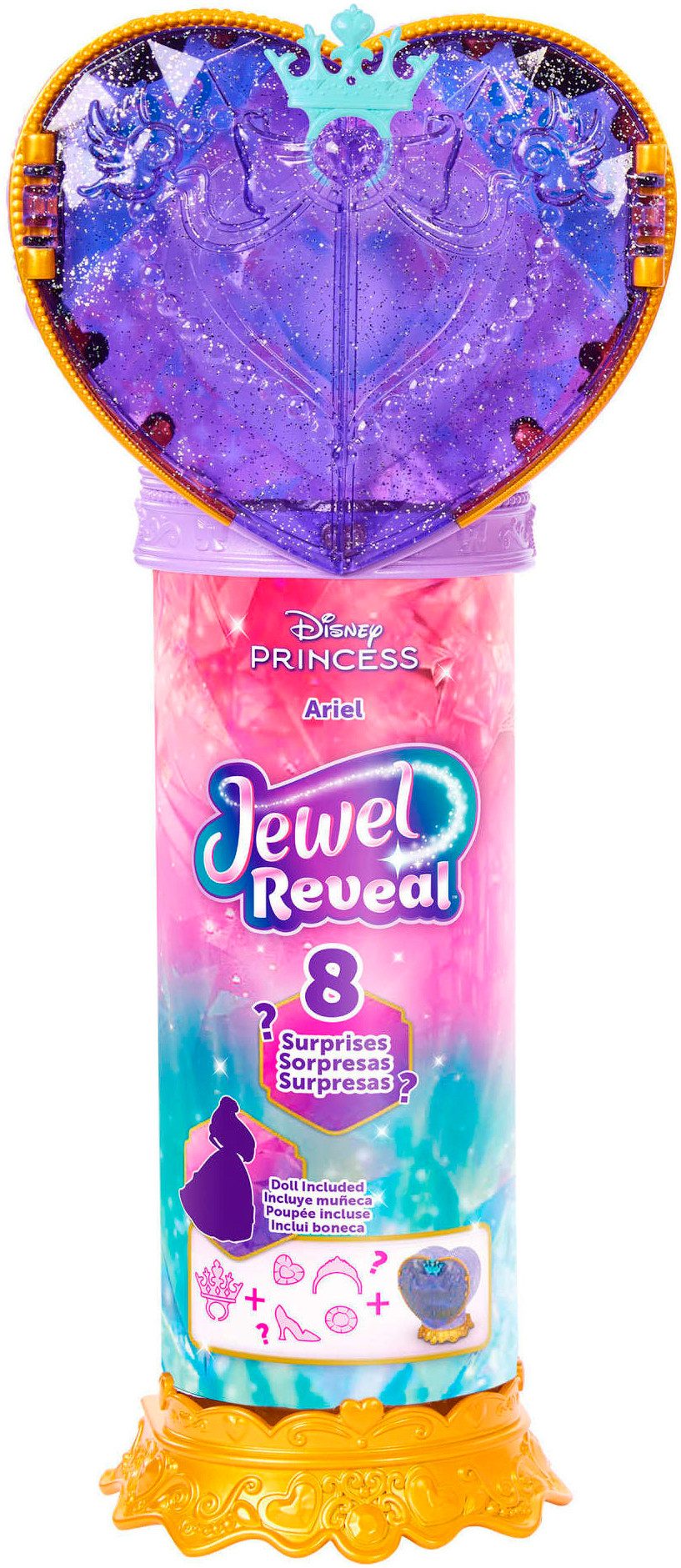 Mattel® Anziehpuppe Disney Prinzessin, Juwel Reveal Ariel Puppe – Bild 5 von 5