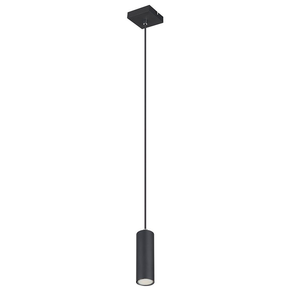 GLOBO LIGHTING Pendelleuchte, Leuchtmittel nicht inklusive, Pendelleuchte Hängelampe Esszimmerleuchte schwarz GU10 skandinavisch