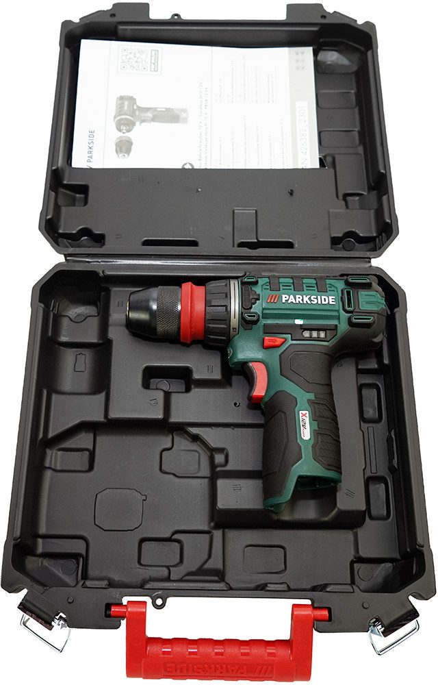 Parkside Akku-Bohrschrauber Typ »PBSA 20«, mit Akku und Ladegerät, 20V, max. 500,00 U/min