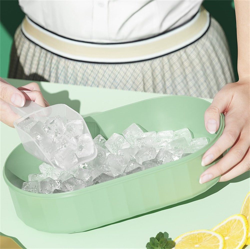 Dekorative Eiswürfelform Home Eis Eis Eiswürfelform, Kapazität Schaufel mit Lagerung Eis-Box