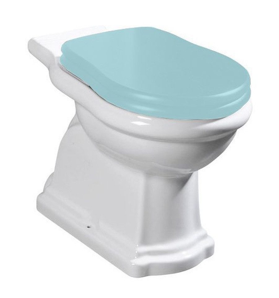 Kerasan Tiefspül-WC RETRO Kombi-WC 38,5x72cm, Abgang senkrecht, weiß, Kerasan-101201