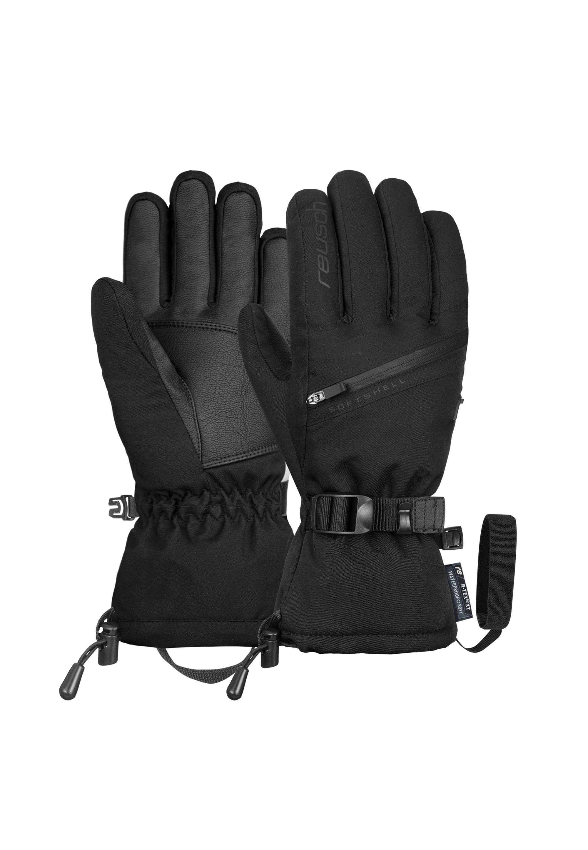 XT Demi schwarz mit Reusch Skihandschuhe R-TEX® Verschluss verstellbarem