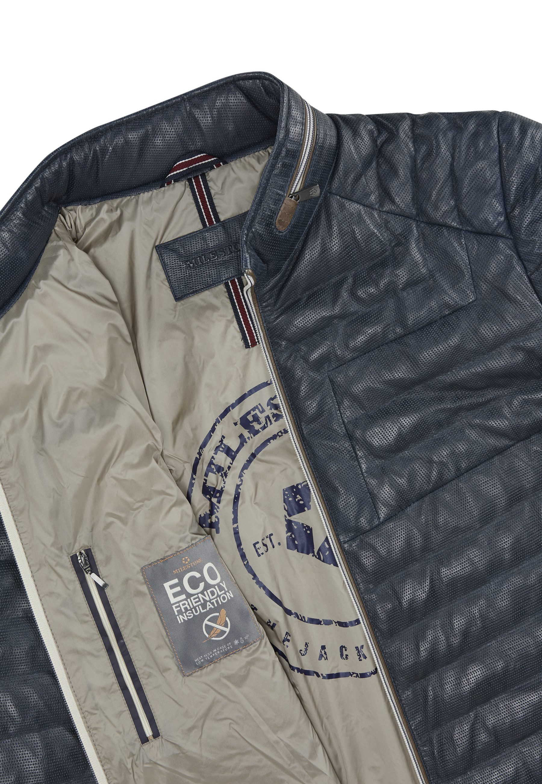 Milestone Steppjacke MSMalik Herren Übergangsjacke Jacke gesteppt normale Passform