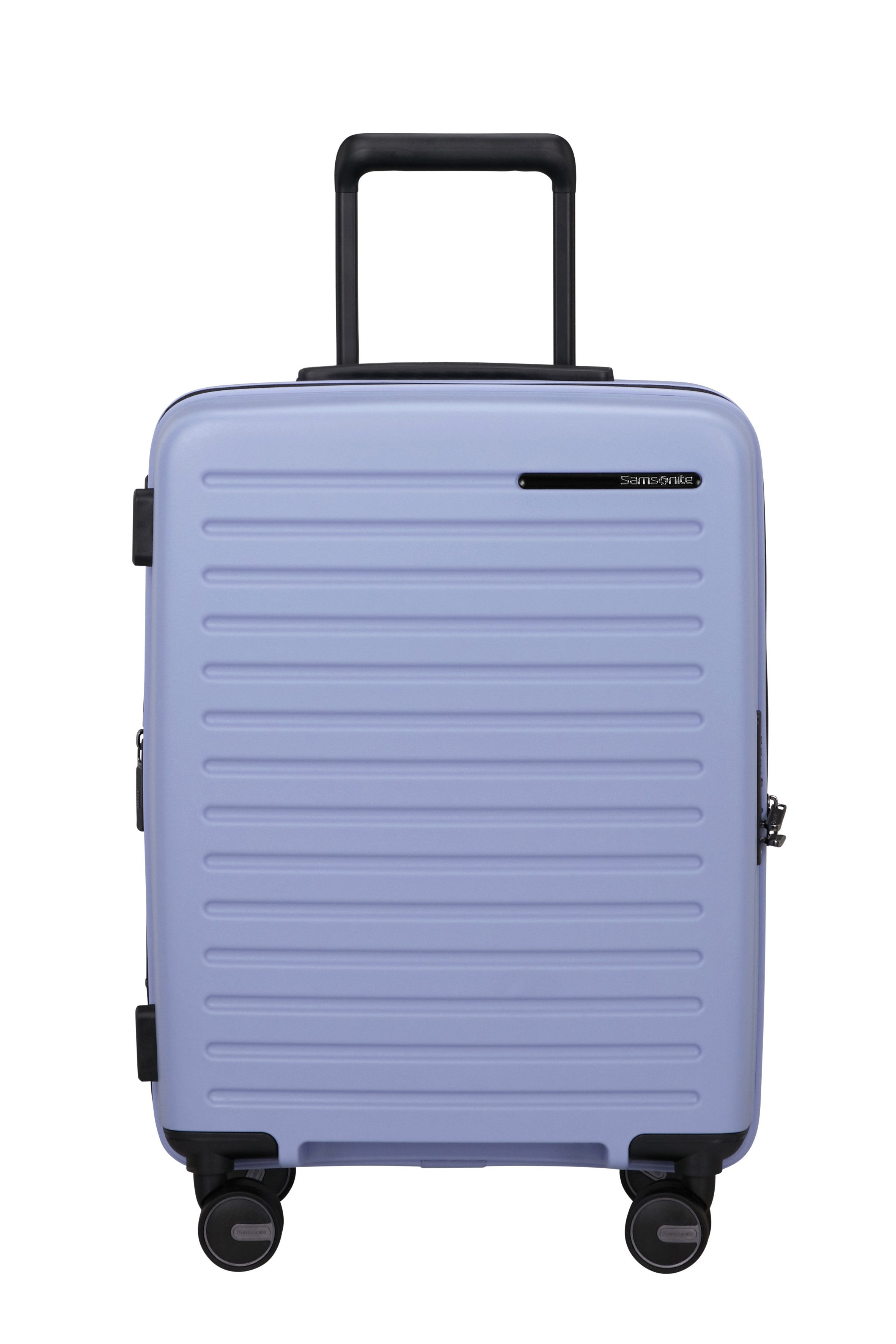 Samsonite Hartschalen-Trolley RESTACKD, 4 Rollen, mit fester Trennwand und verstellbaren Packgurten