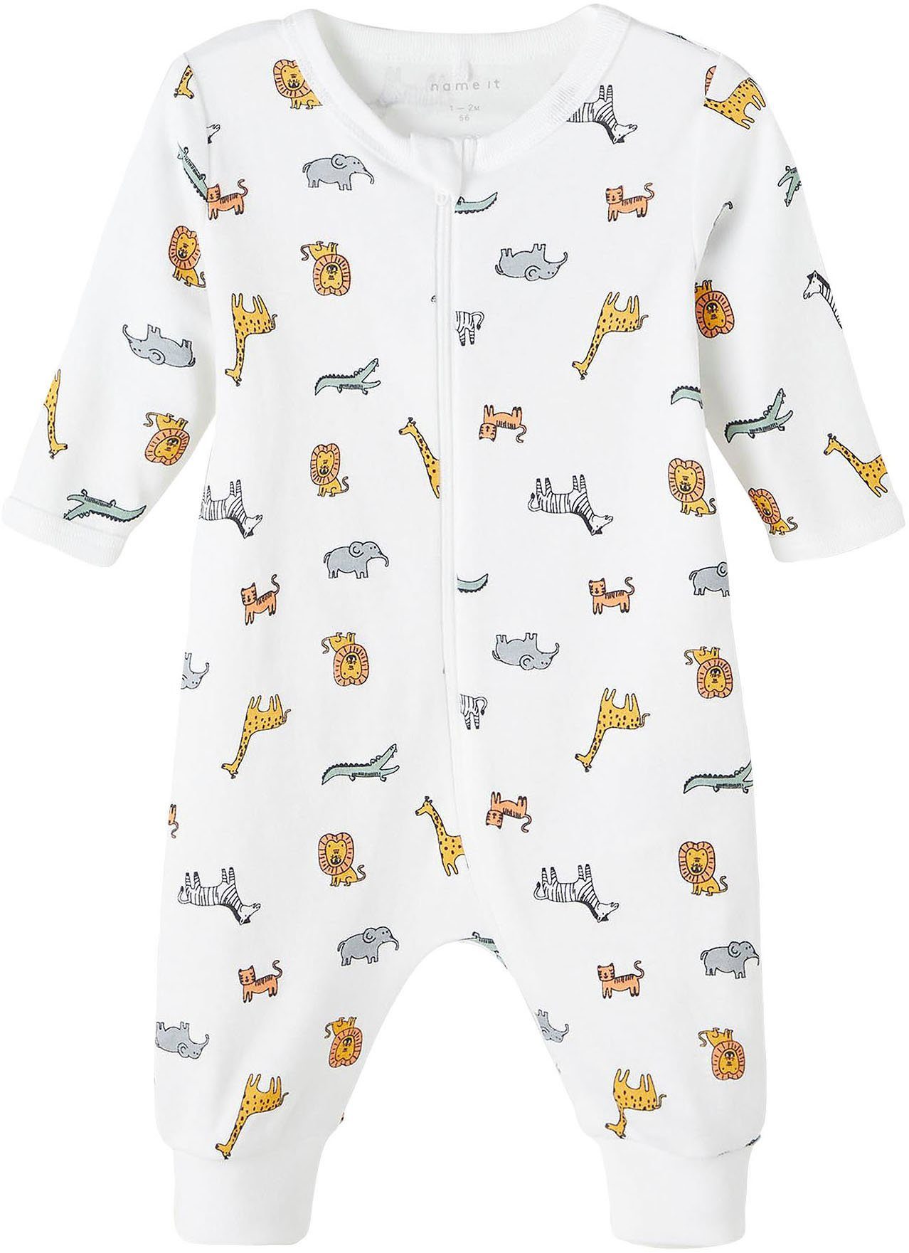 NOOS SAFARI 2-tlg) (Packung, Schlafoverall NBNNIGHTSUIT ZIP It Name 2P