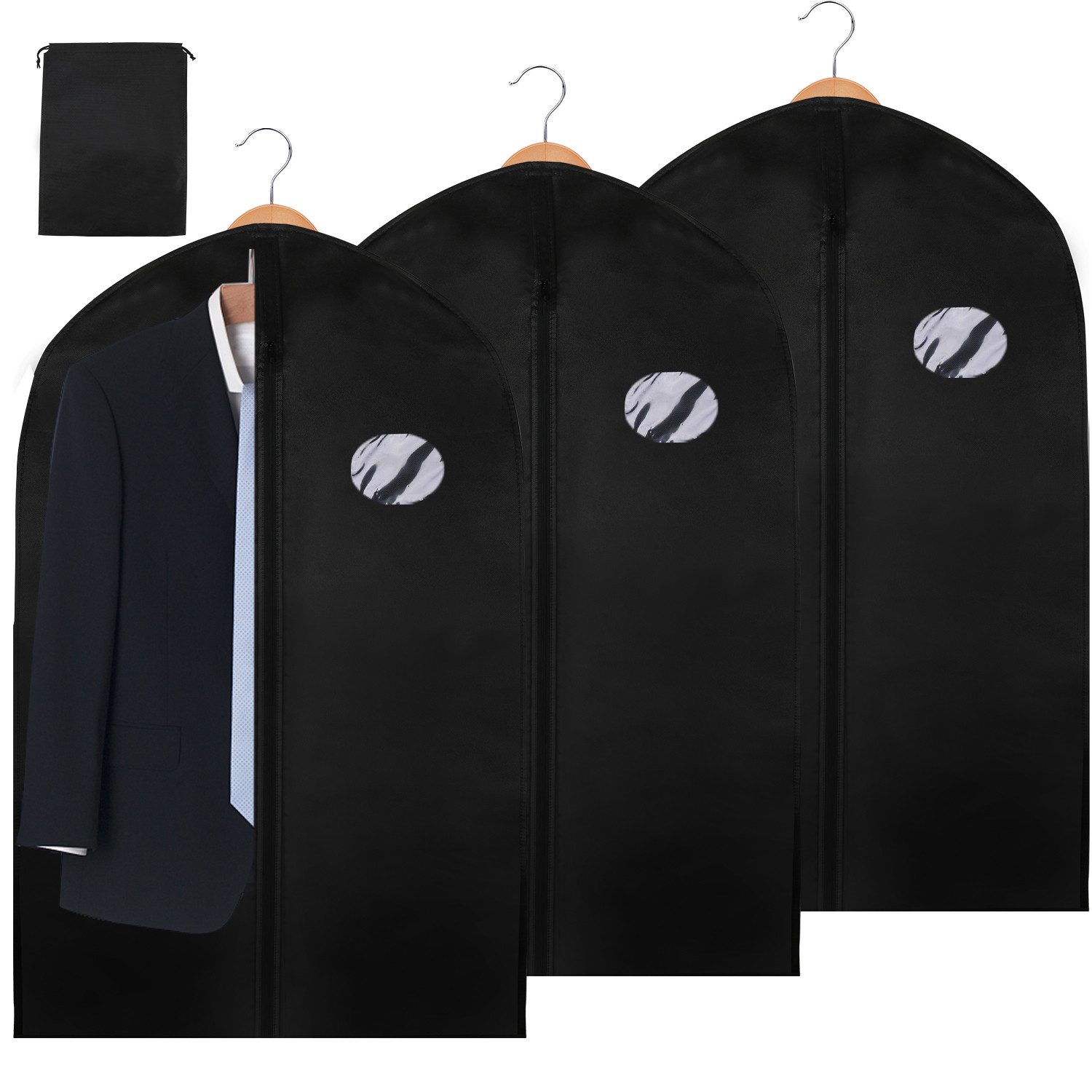 Clanmacy Sitzsack 3-5St. Kleidersack mit Schuhtasche Kleiderhülle Schutzhül günstig online kaufen