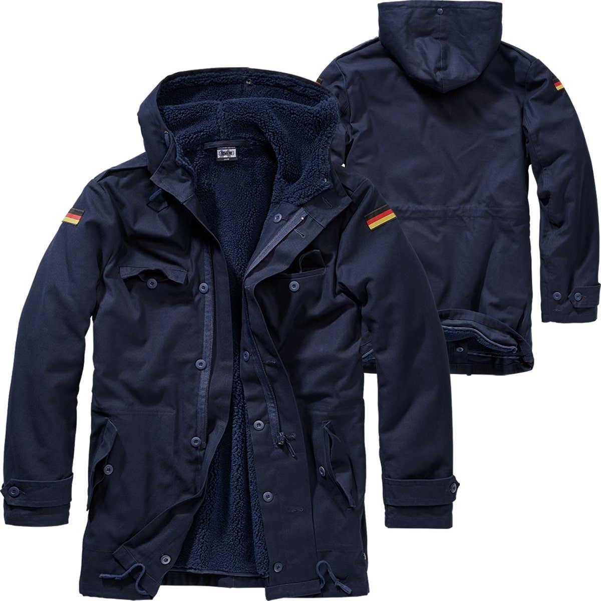 BWuM Parka BWuM Bundeswehr Parka mit Futter + Flaggen Gefüttert günstig online kaufen