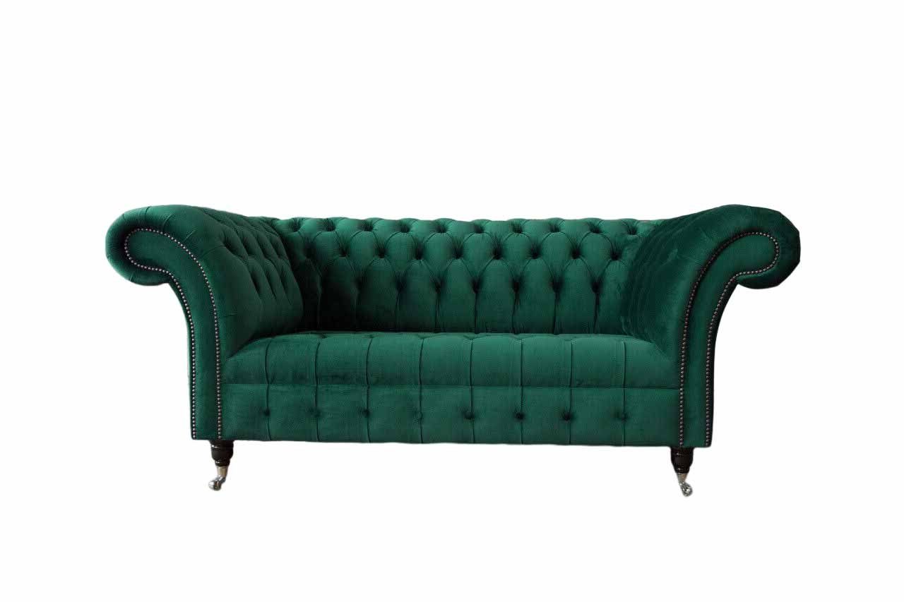 JVmoebel Chesterfield-Sofa, Sofas Zweisitzer Design Klassisch Wohnzimmer Sofa
