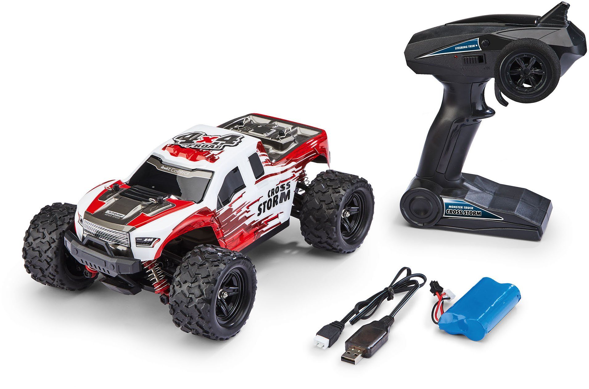 Revell® RC-Monstertruck X-Treme Car CROSS STORM, Geschwindigkeit bis zu 50 km/h