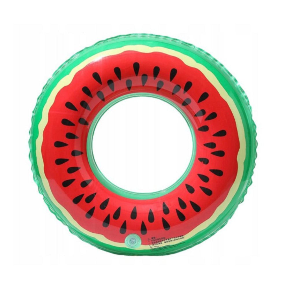 Da Meso Schwimmring Aufblasbarer Wassermelonen Schwimmring 65 cm – Pool Schwimmreifen für