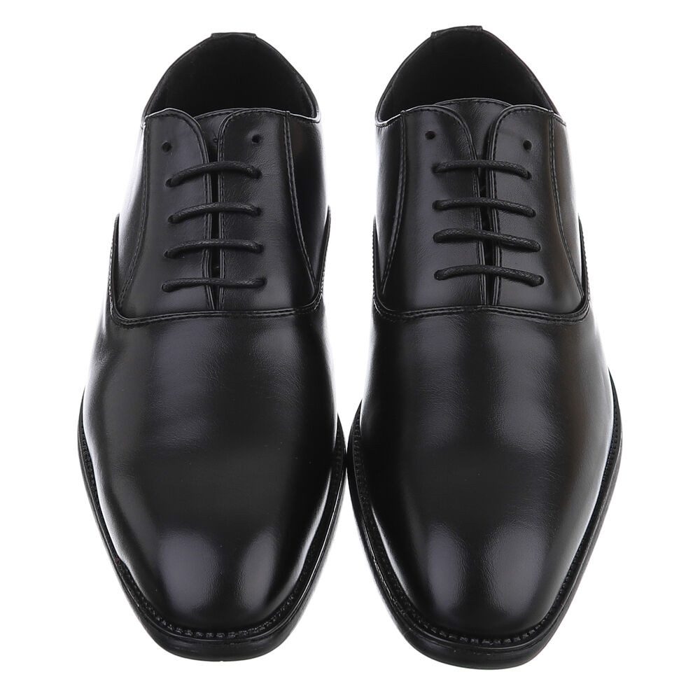 Coolwalk Elegant business shoes with high wearing comfort Lace-up shoe (89229217) Block heel business shoes in black