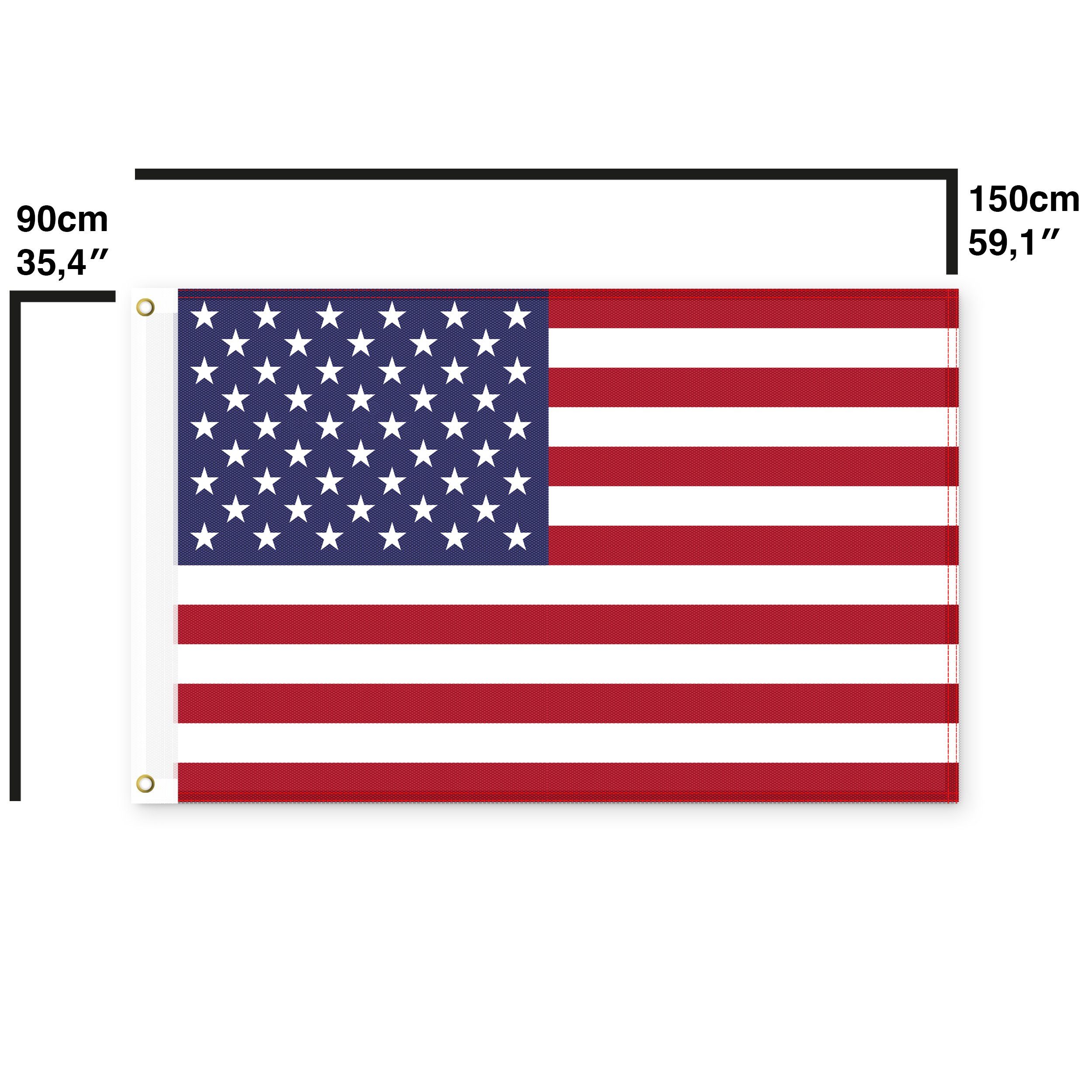 Blümelhuber Flagge Flagge USA 150cm x 90cm (1-St)