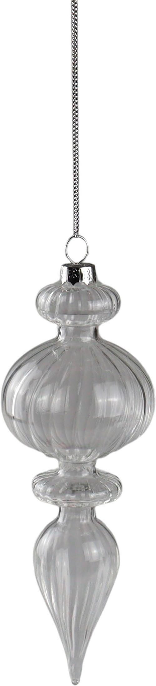 LeGer Home by Lena Gercke Christbaumschmuck Weihnachtszapfen (6-tlg), aus klarem Glas, Länge: 16 cm, 6 Zapfen. € 28,99
