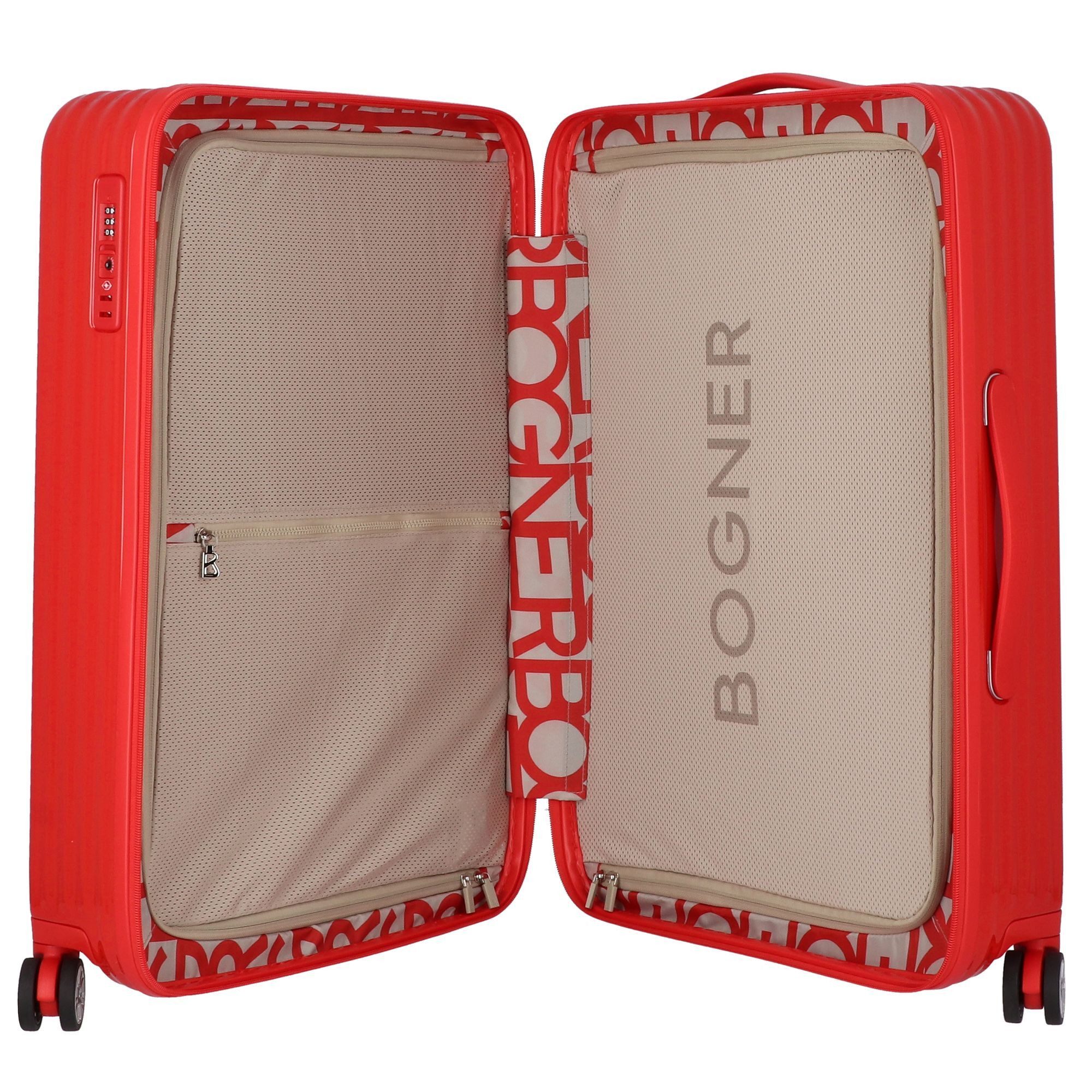 BOGNER Hartschalen-Trolley Piz, 4 Rollen, Polycarbonat