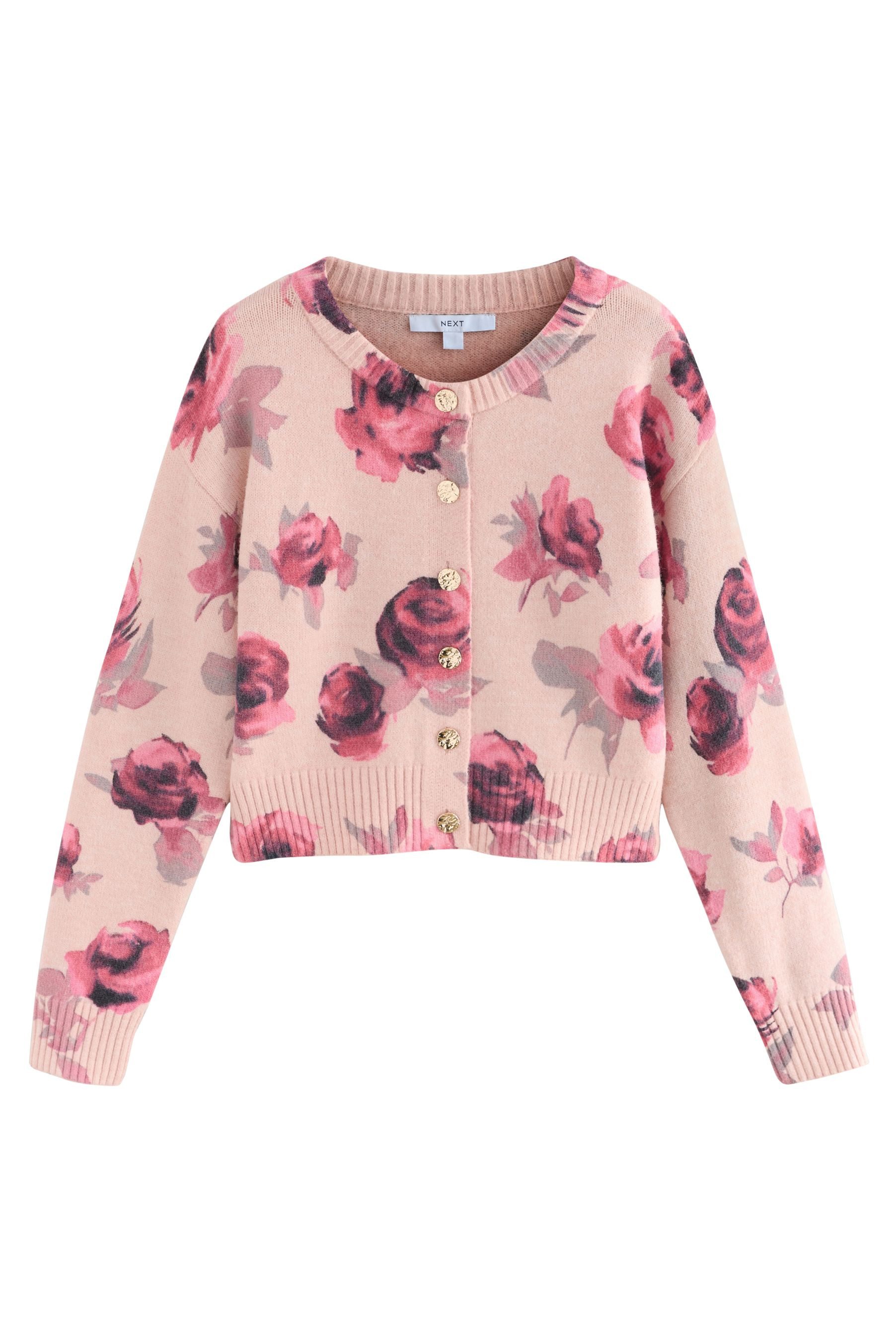 Next Strickjacke Strickjacke mit Rundhalsausschnitt (1-tlg) günstig online kaufen