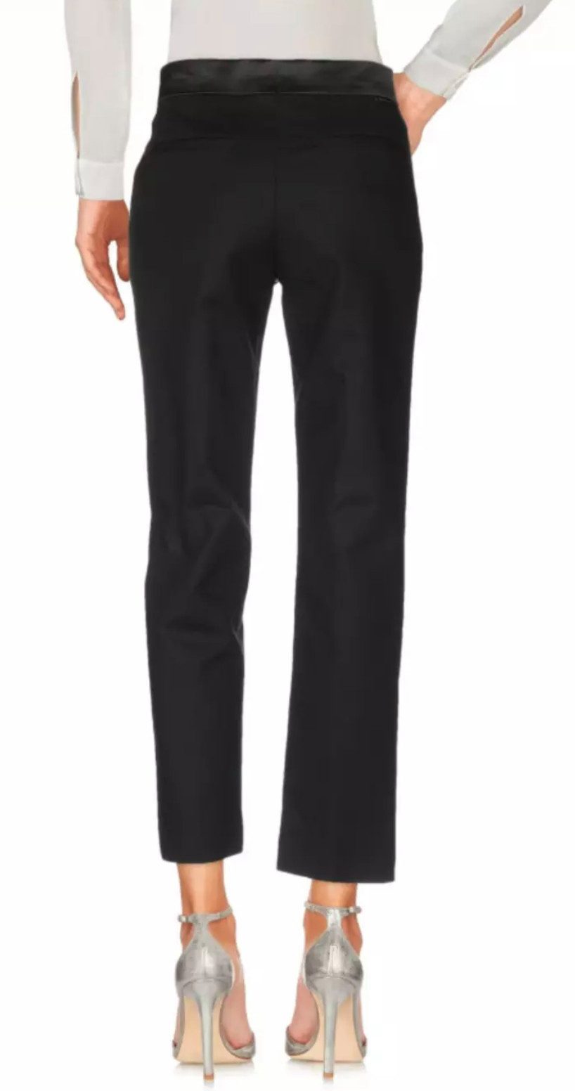 MONCLER Anzughose Damenhose Smokinghose Reißverschluss, Haken und Knopf günstig online kaufen