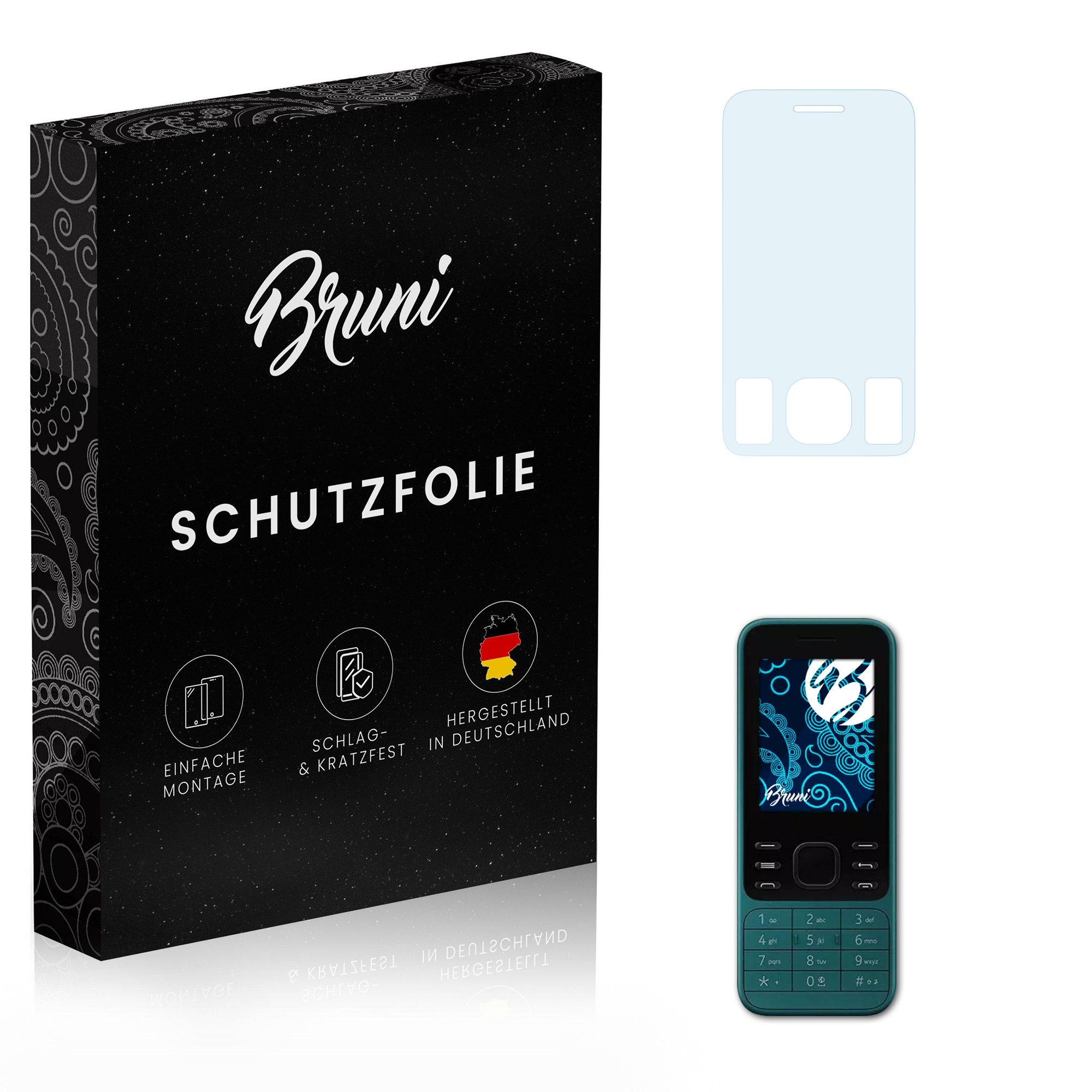 Schutzfolie Glasklare Displayschutzfolie für Nokia 6300 4G