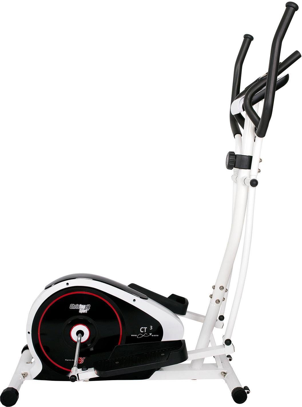 Christopeit Sport® Crosstrainer CT 3 (Computer mit Tablet- und Smartphonehalterung), 100 kg max. Benutzergewicht, 8 Widerstandsstufen
