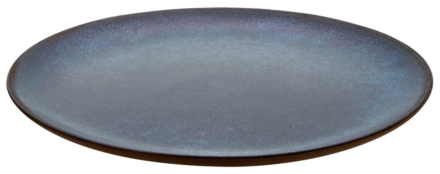 aida RAW Dessertteller Ø Midnight 20 cm Steinzeug, St), blue, (6