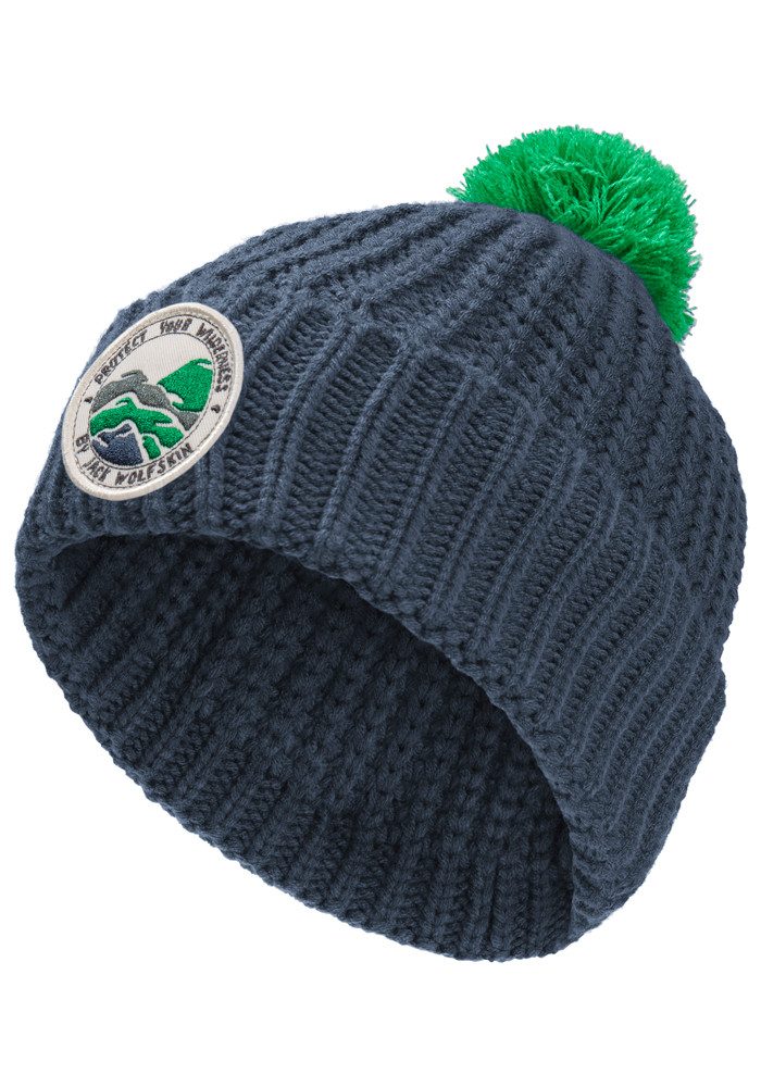 Jack Wolfskin Bommelmütze POMPOM BADGE BEANIE K