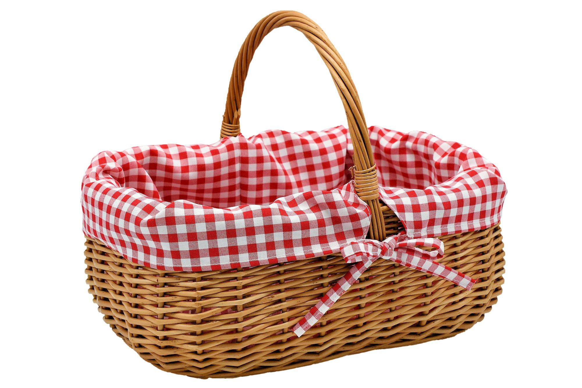MyBer® Einkaufskorb Korb Weidenkorb Vollweide 33/23/13(27cm günstig online kaufen