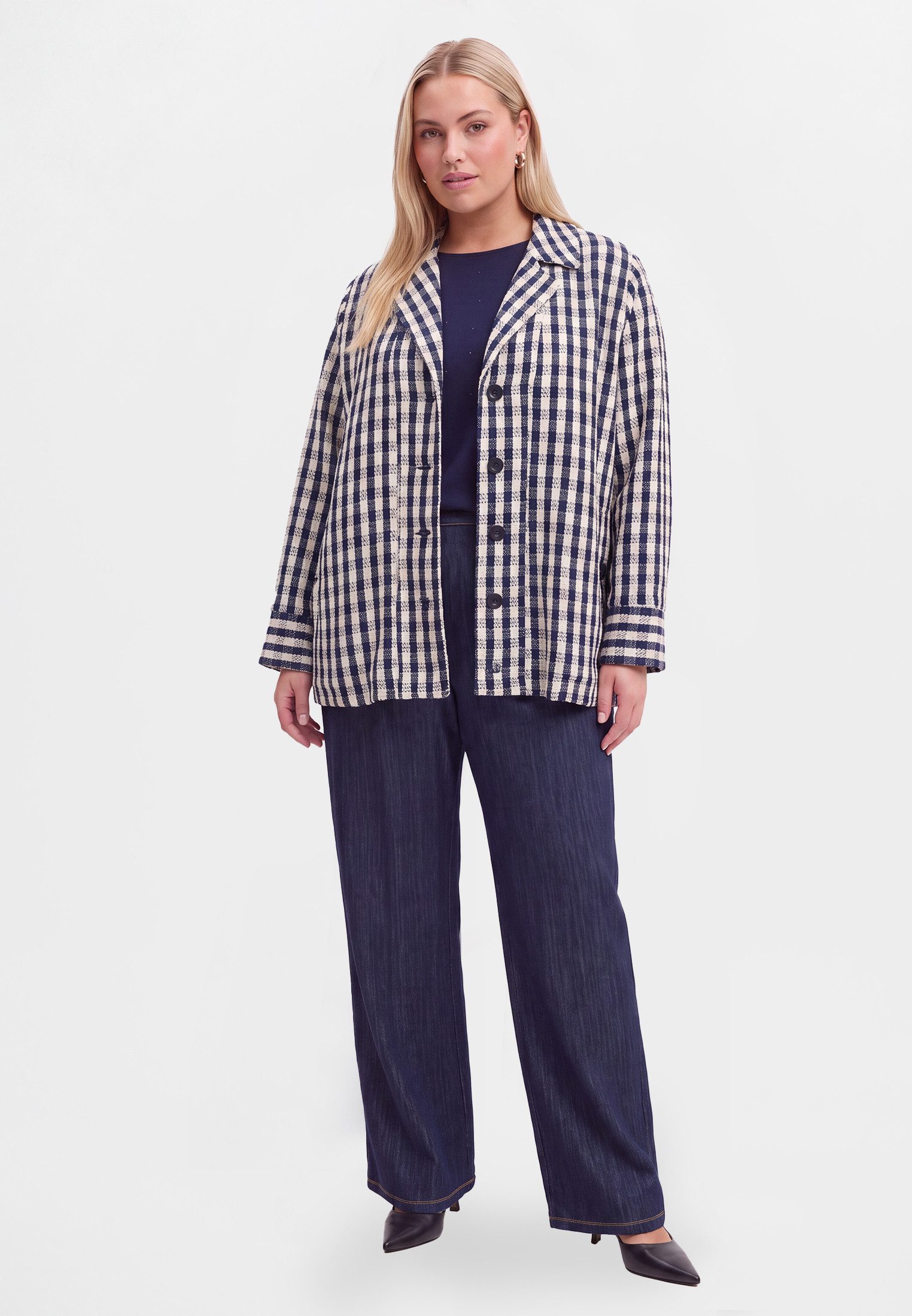 YOEK Langmantel Damen Jacke mit Langarm