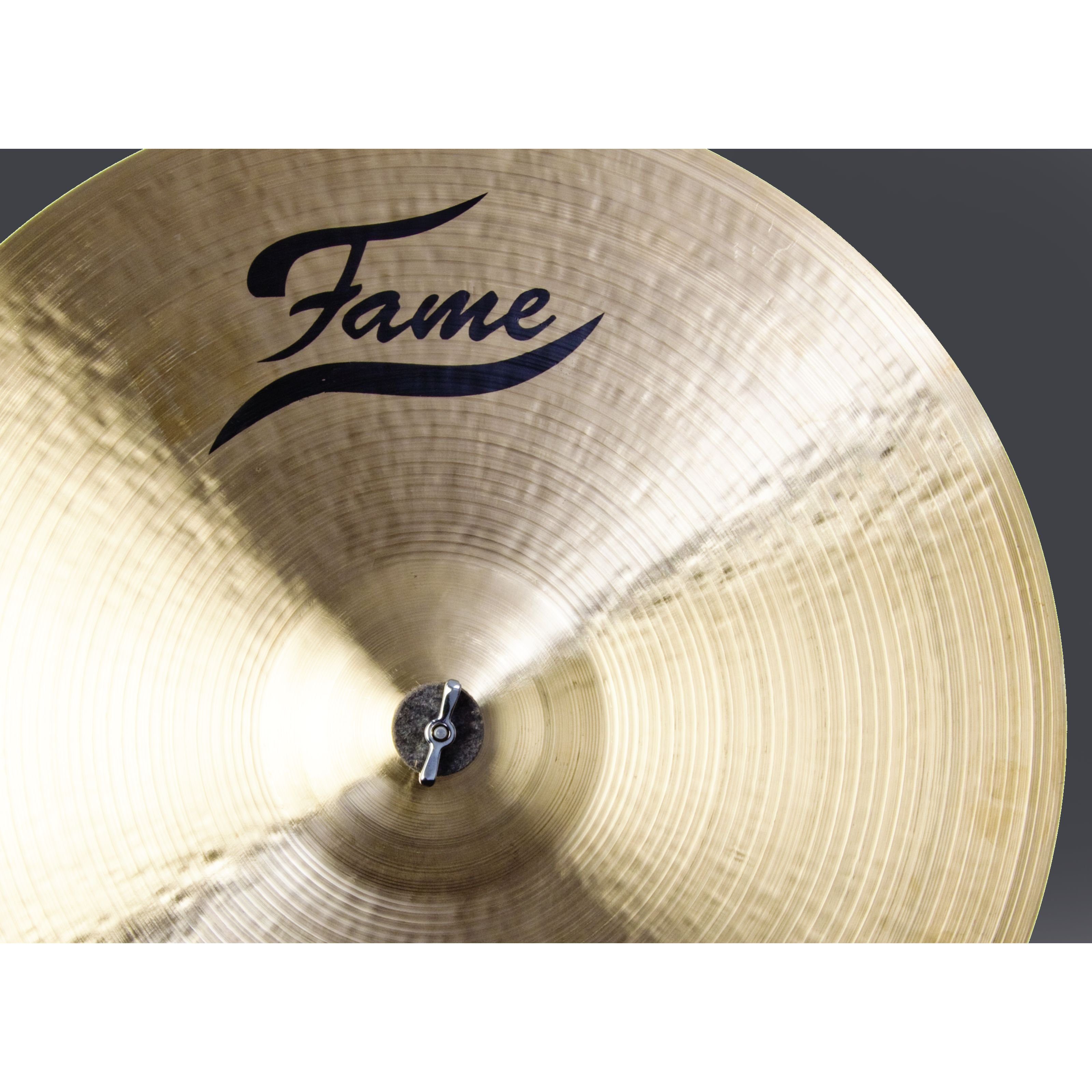 FAME Бассейн,Masters 22" Handgehämmertes B20 Bronze Ride Cymbal Medium Stärke Natural Finish Ausgewogener Erdiger Sound Traditionelle Handfertigung in Istanbul, Cymbals, Ride Бассейн, Masters 22" Ride Cymbal, Handgehämmertes B20 Bronze, Natural Finish